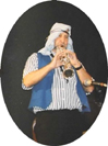 Ernst Weger als "Sheik of Araby"